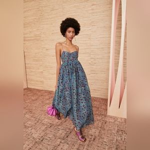 Ulla Johnson Mariza Dress Teal 4